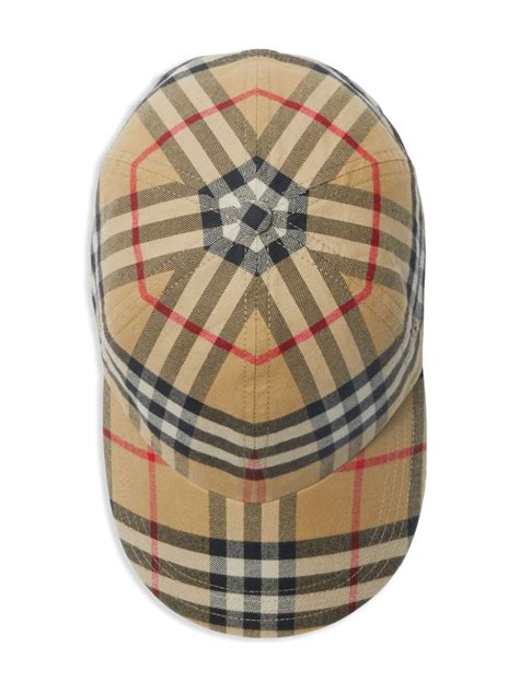 burberry nova check caps